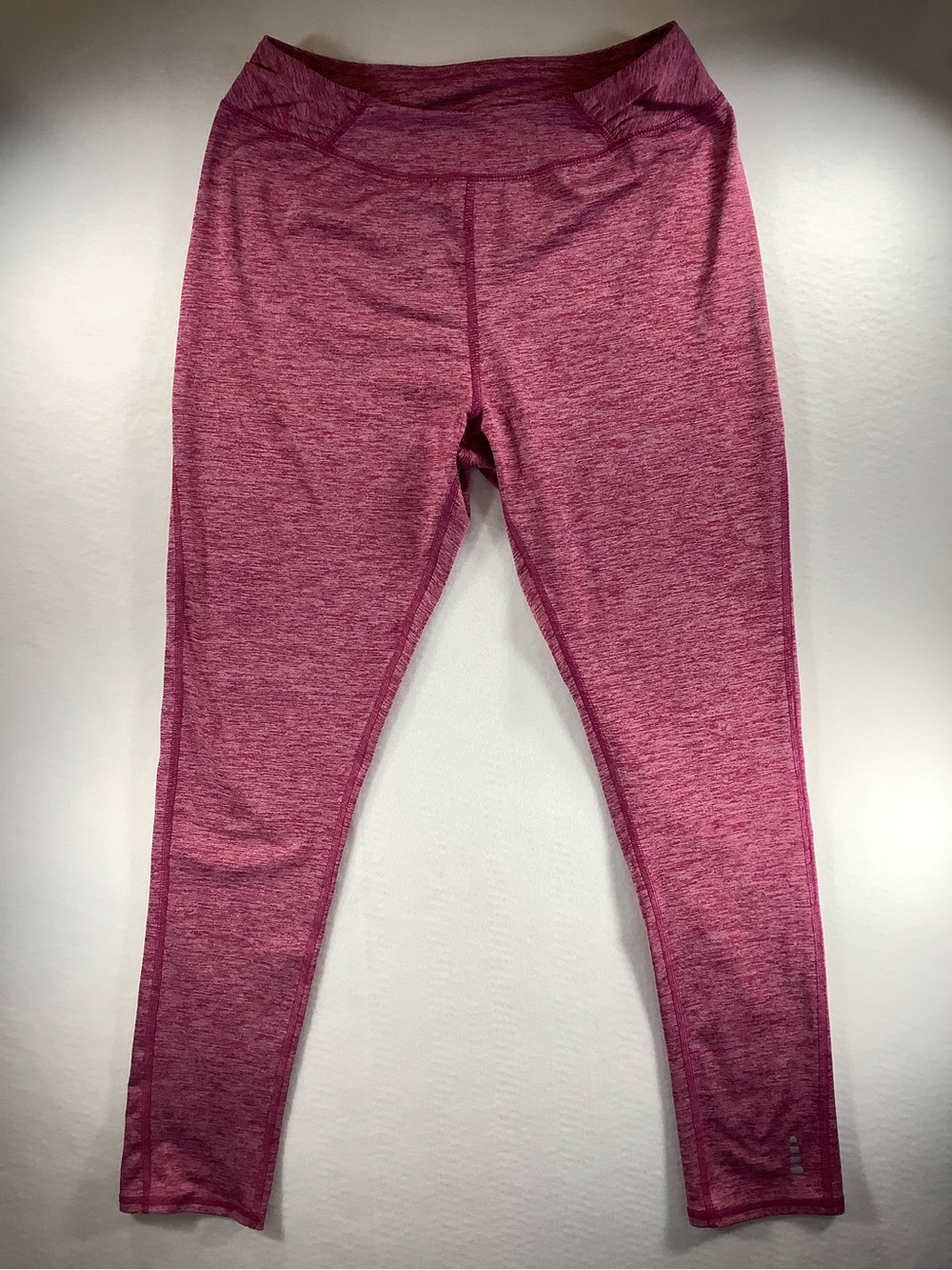 Lands' End Girls' Heathered Pink Leggings